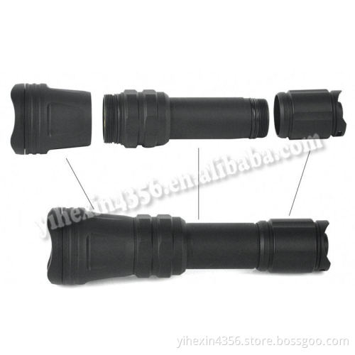 Boruit Most Power Aluminum Cree LED Tactical Flashlight With Rat Tail